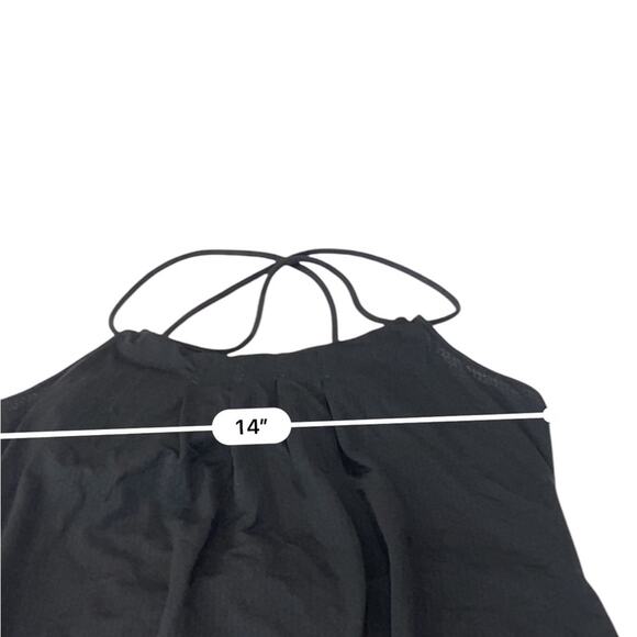 LULULEMON No Limits built in bra Racerback black tank Size 6 - Picture 7 of 9